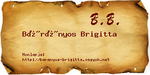 Bárányos Brigitta névjegykártya